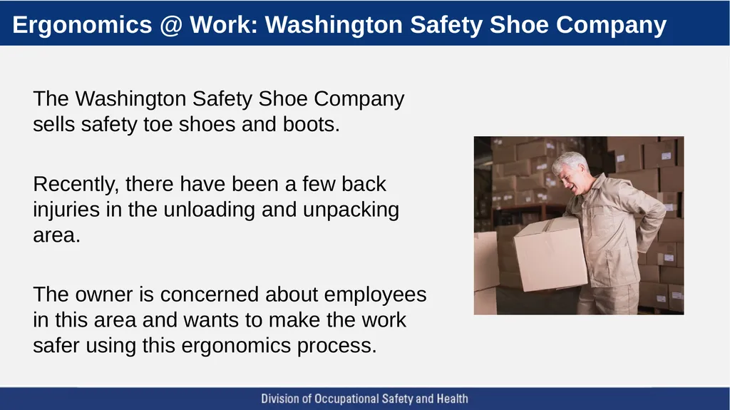 A Five Step Ergonomics Process: Finding and Fixing - slide 7 of 37