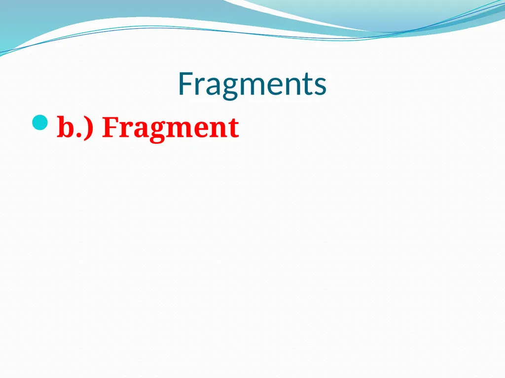 Comma Splices, Fragments, and Run-on Sentences 232 - slide 55 of 91