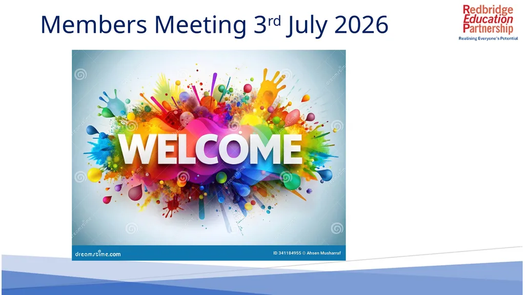 Members Meeting 3rd July 2026 1 2 Agenda 9.20am - slide 1 of 17