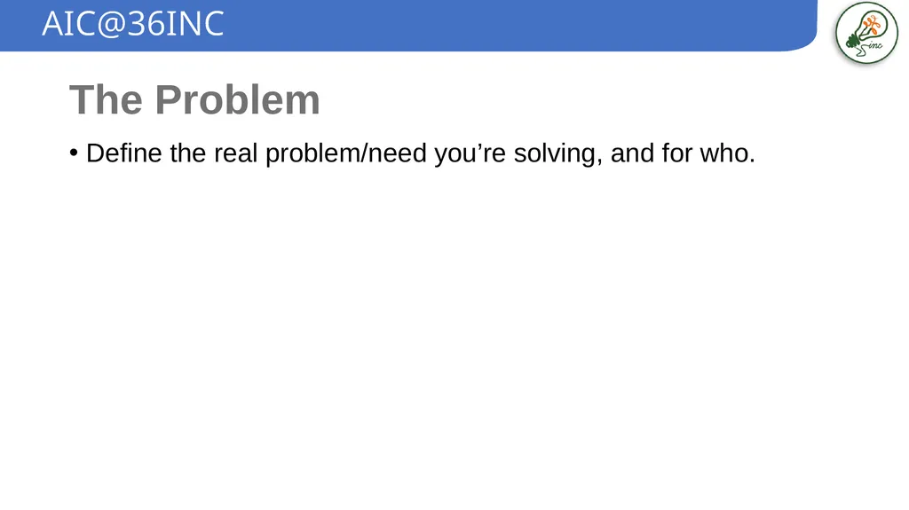 Business Plan Template AIC@36INC Company overview - slide 3 of 10