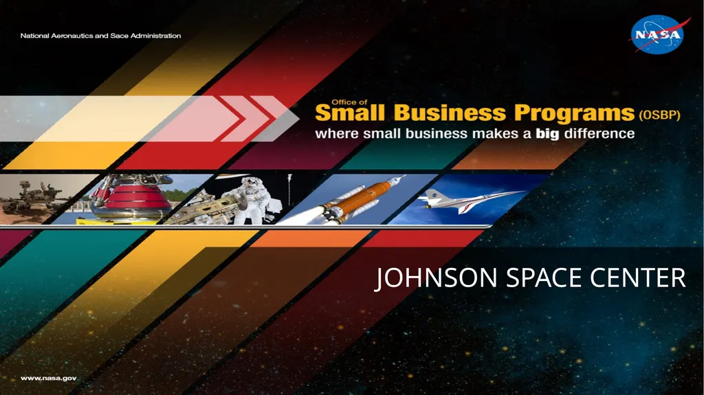 JOHNSON SPACE CENTER Tracking Opportunities JSC - slide 1 of 5
