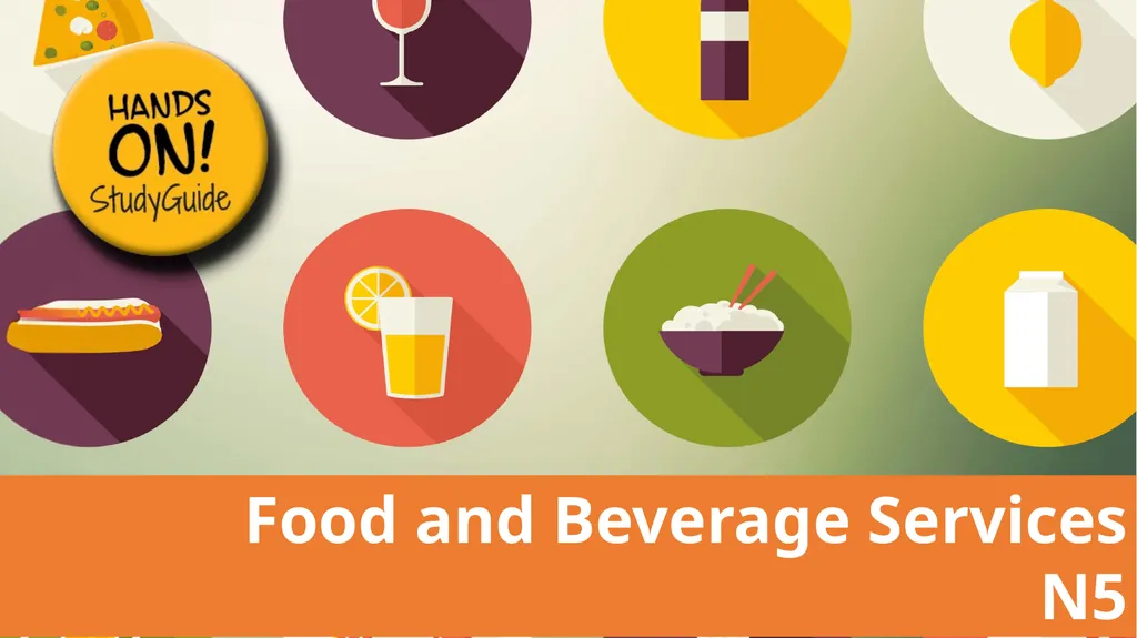 Food and Beverage Services N5 - slide 1 of 72