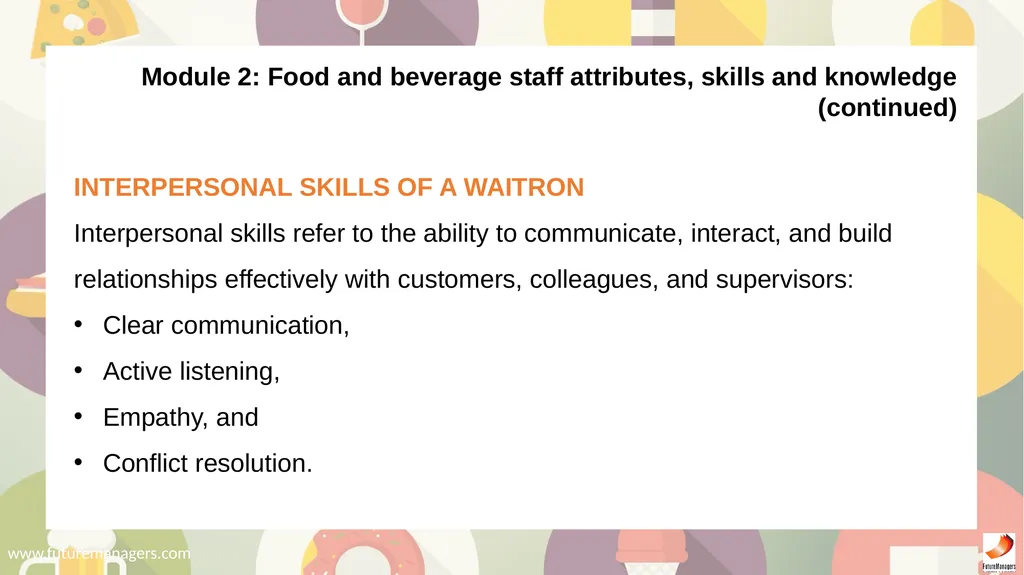 Food and Beverage Services N5 - slide 10 of 72