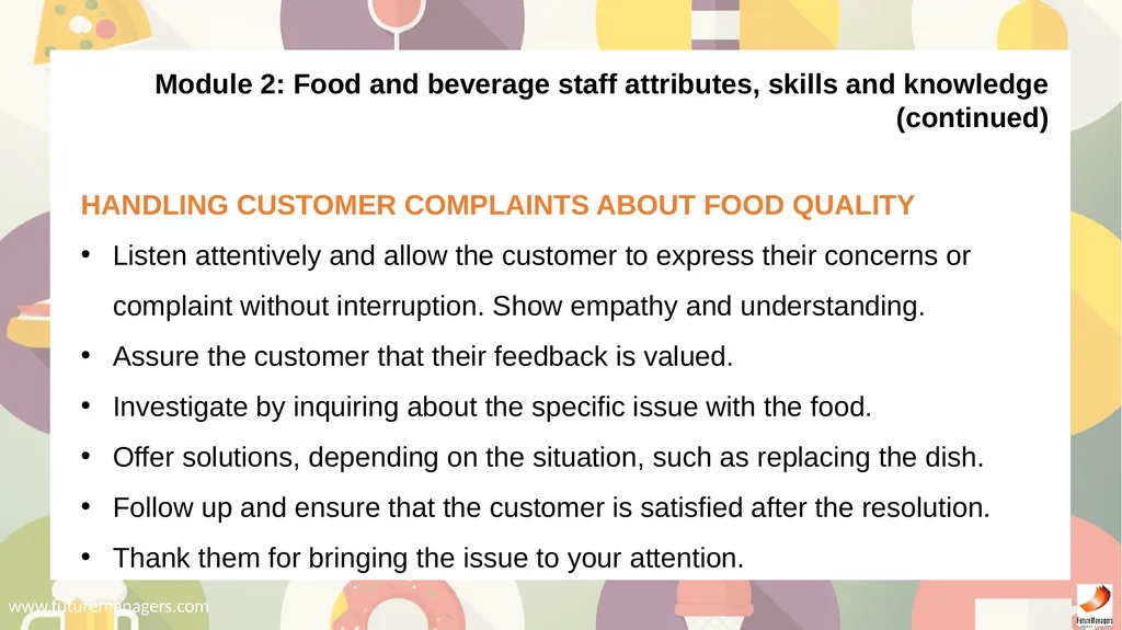 Food and Beverage Services N5 - slide 14 of 72