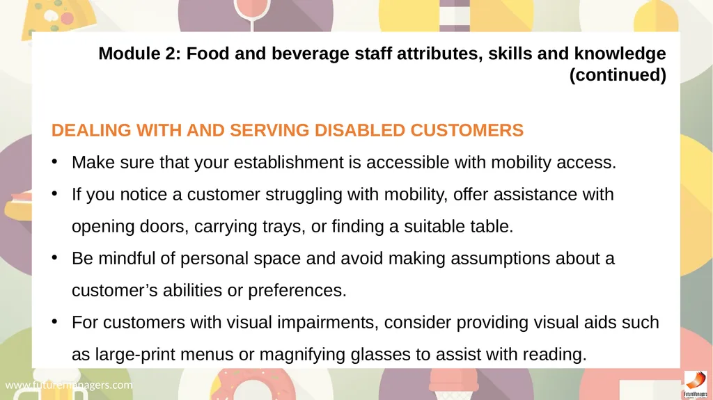 Food and Beverage Services N5 - slide 21 of 72