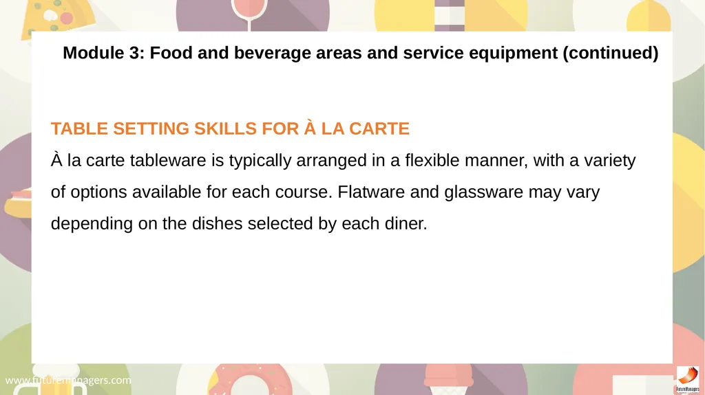 Food and Beverage Services N5 - slide 28 of 72
