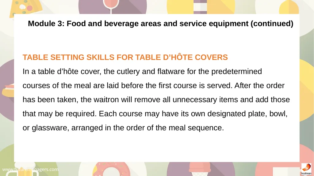 Food and Beverage Services N5 - slide 29 of 72