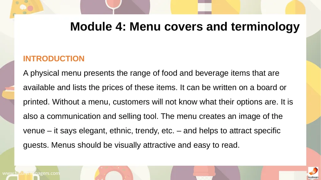 Food and Beverage Services N5 - slide 33 of 72
