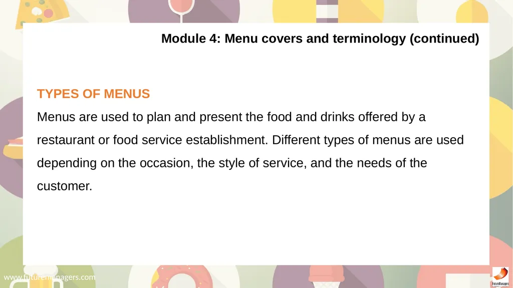 Food and Beverage Services N5 - slide 36 of 72