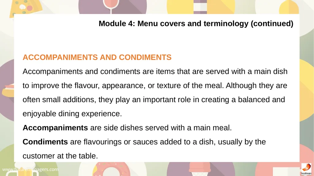 Food and Beverage Services N5 - slide 39 of 72