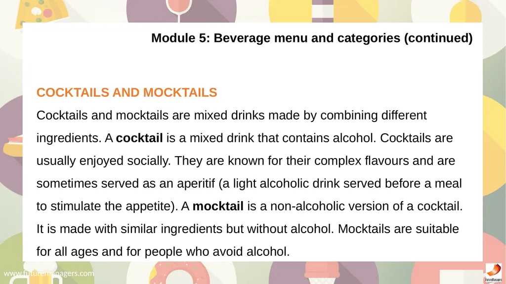 Food and Beverage Services N5 - slide 45 of 72
