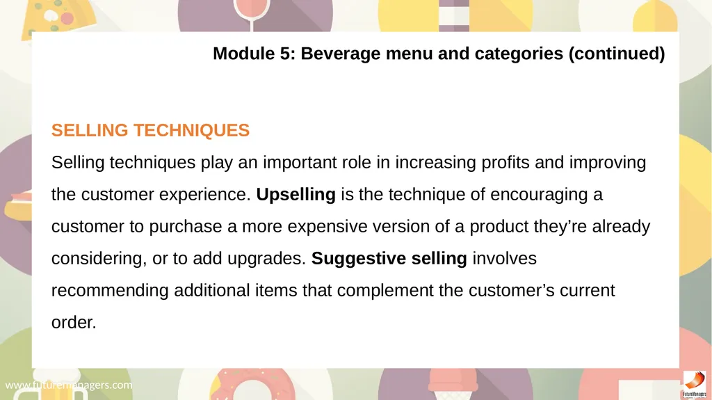 Food and Beverage Services N5 - slide 46 of 72
