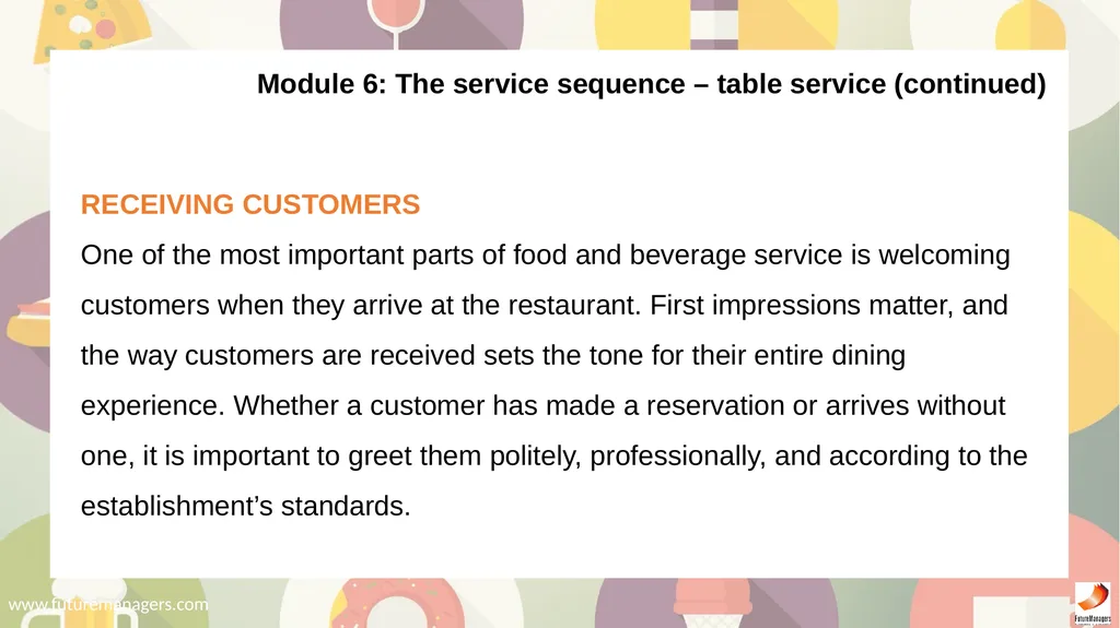 Food and Beverage Services N5 - slide 49 of 72