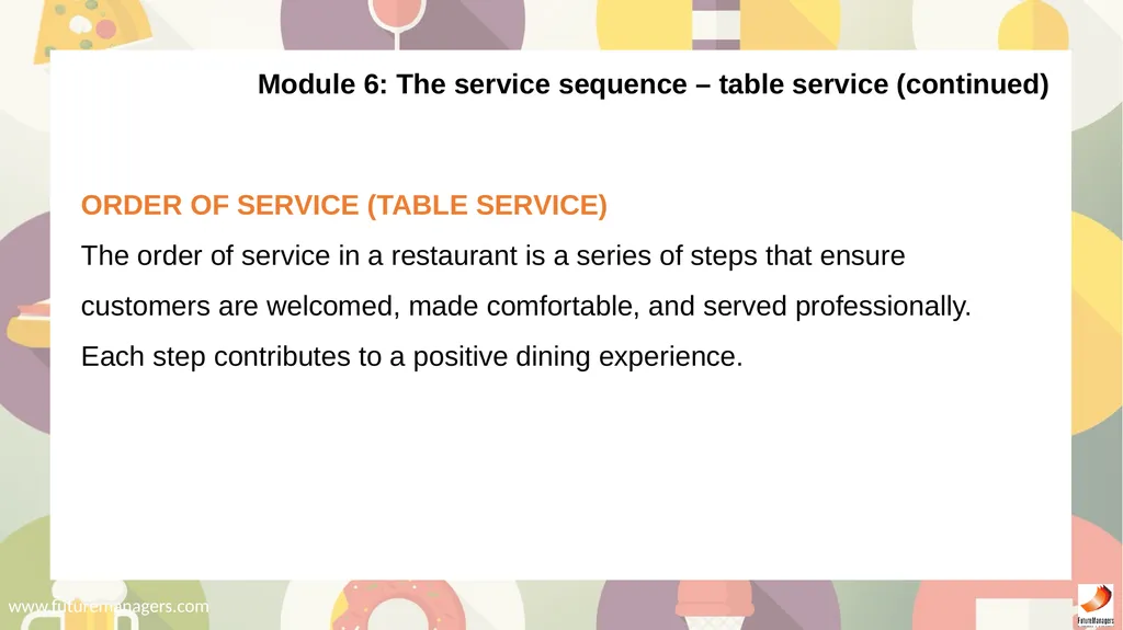 Food and Beverage Services N5 - slide 51 of 72