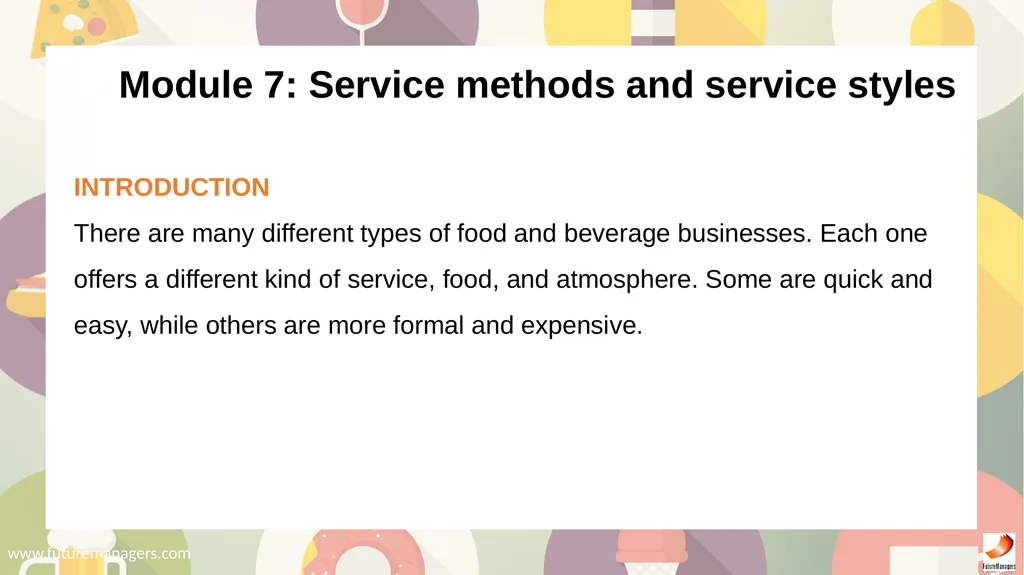 Food and Beverage Services N5 - slide 53 of 72