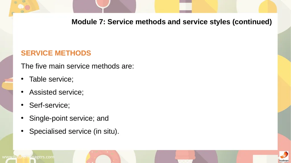 Food and Beverage Services N5 - slide 54 of 72
