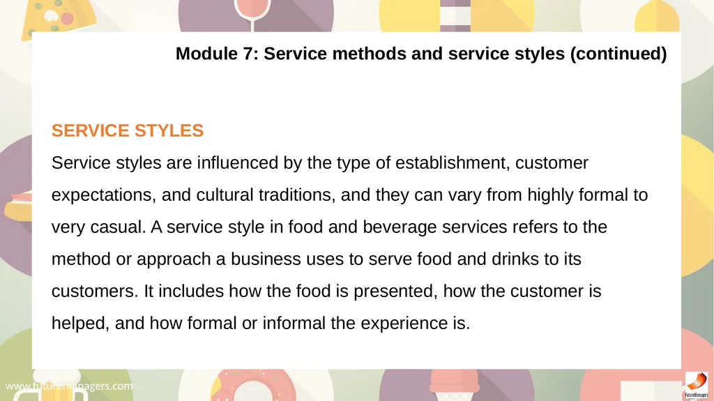 Food and Beverage Services N5 - slide 55 of 72