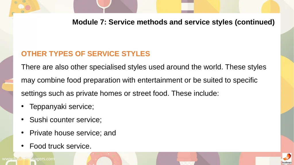 Food and Beverage Services N5 - slide 57 of 72