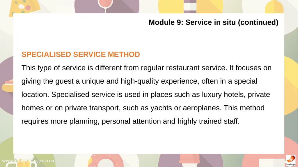 Food and Beverage Services N5 - slide 62 of 72