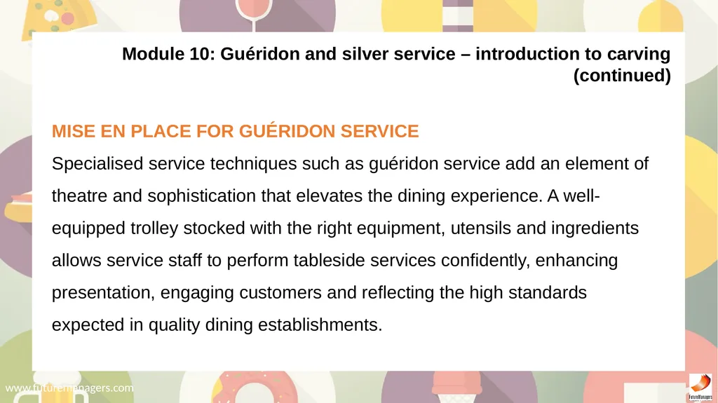 Food and Beverage Services N5 - slide 68 of 72