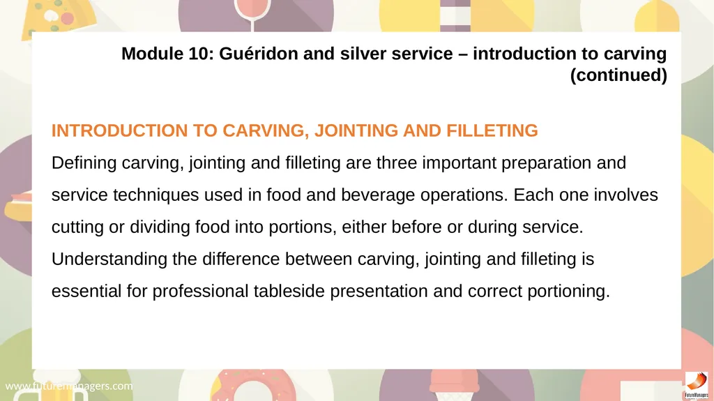 Food and Beverage Services N5 - slide 71 of 72