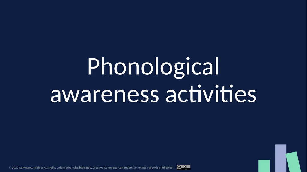 Phonological and phonemic awareness lesson - slide 5 of 33