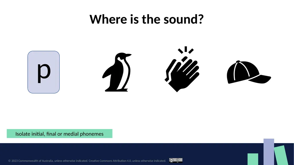 Phonological and phonemic awareness lesson - slide 22 of 33