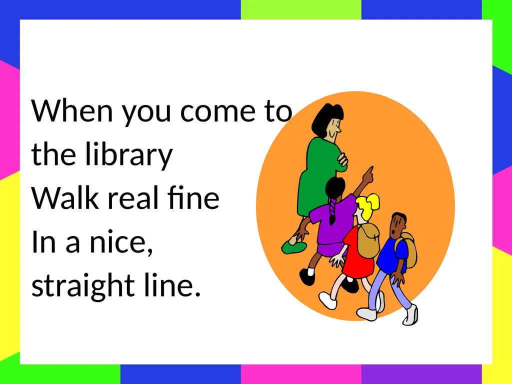 Library Rules Mrs. Keep When you come to the - slide 2 of 8
