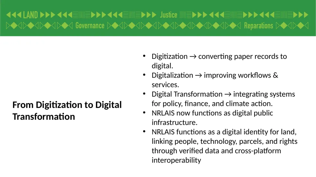 Paper Title: Ethiopia’s Digital Land Information - slide 11 of 14