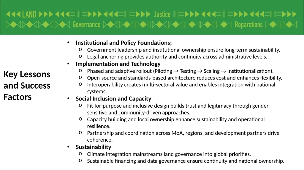 Paper Title: Ethiopia’s Digital Land Information - slide 12 of 14