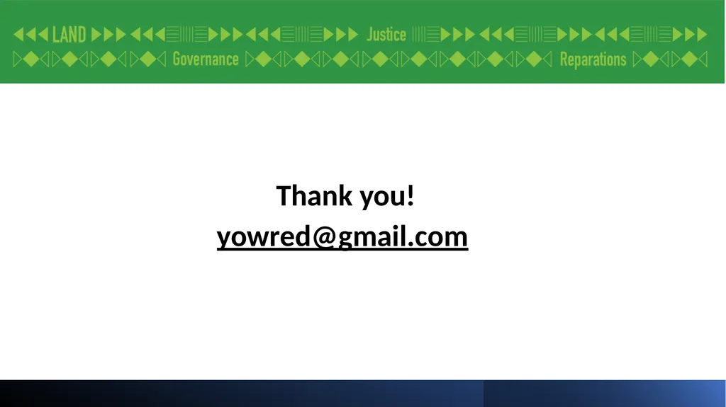 Paper Title: Ethiopia’s Digital Land Information - slide 14 of 14