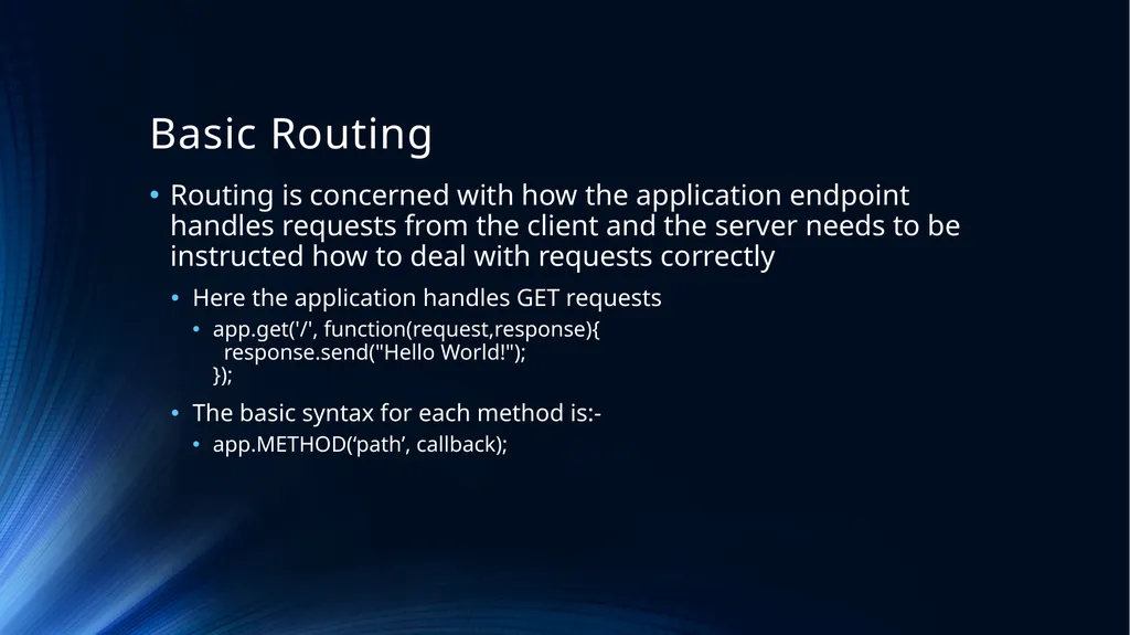 Web Programming Language Week 9 Introducing Node - slide 20 of 26