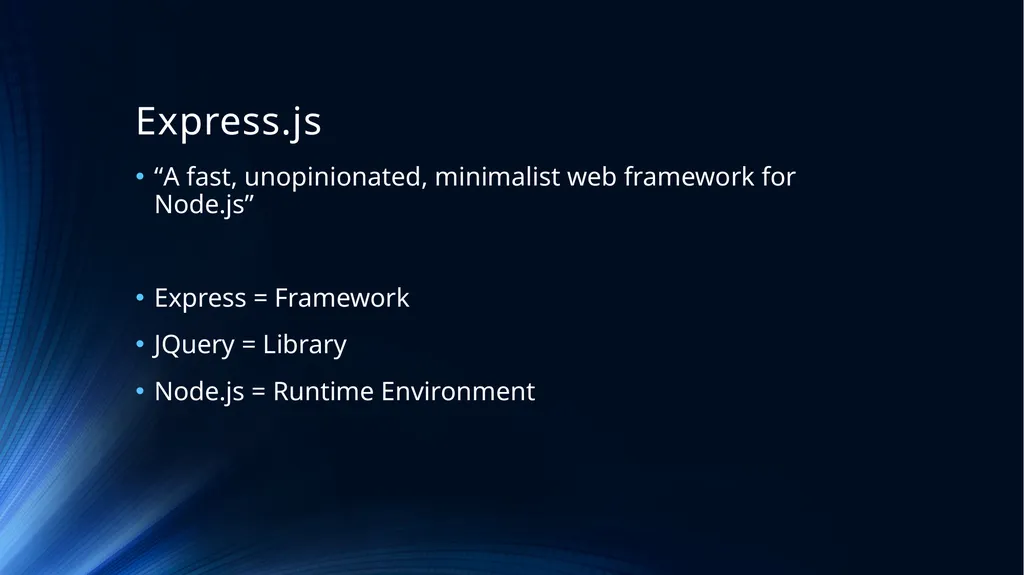 Web Programming Language Week 9 Introducing Node - slide 16 of 26