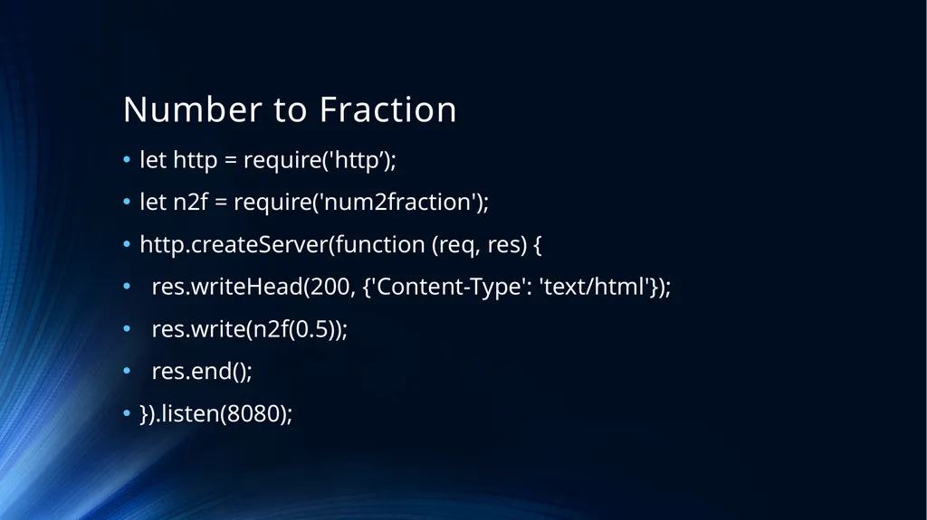 Web Programming Language Week 9 Introducing Node - slide 15 of 26