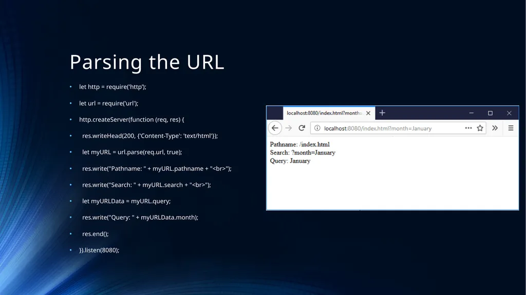 Web Programming Language Week 9 Introducing Node - slide 12 of 26