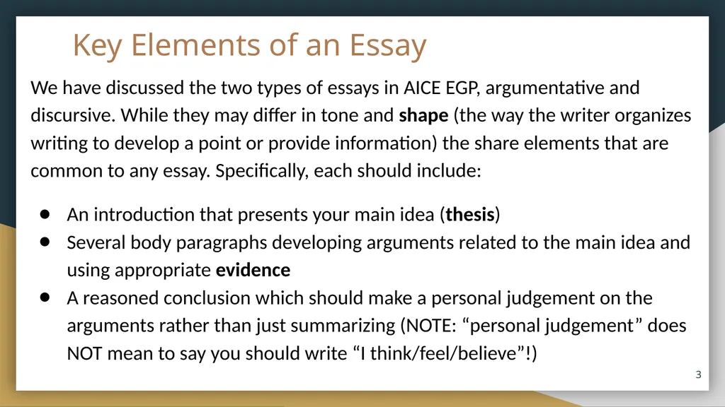 Coursebook Lesson 4 The Introduction and Thesis - slide 3 of 20