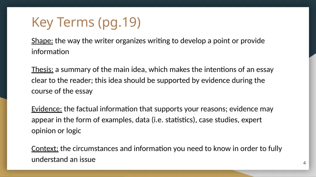 Coursebook Lesson 4 The Introduction and Thesis - slide 4 of 20