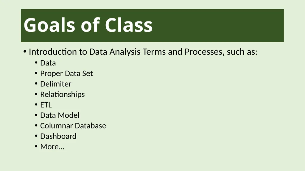 Data Analysis & Business Intelligence Made Easy - slide 11 of 17