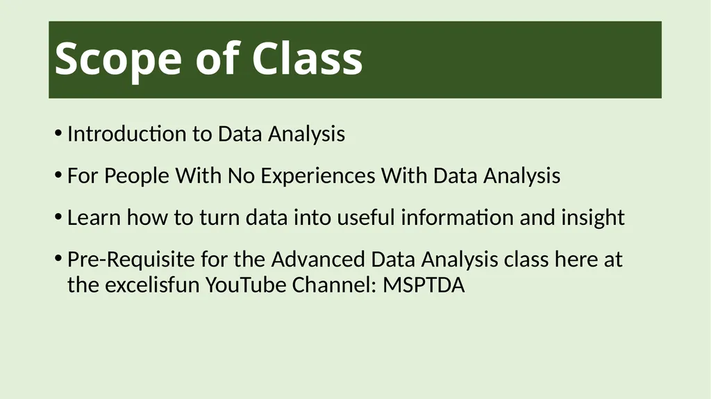 Data Analysis & Business Intelligence Made Easy - slide 4 of 17