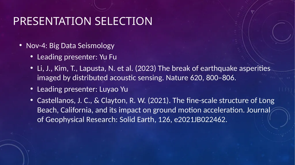 Recent Advances in Geophysics Xiaohua Xu & Kai - slide 19 of 27