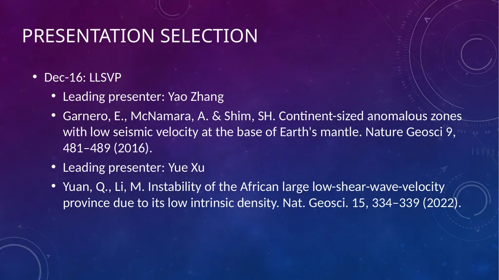 Recent Advances in Geophysics Xiaohua Xu & Kai - slide 25 of 27