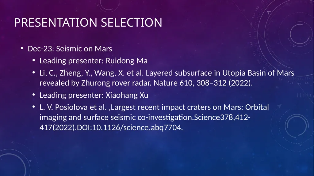 Recent Advances in Geophysics Xiaohua Xu & Kai - slide 26 of 27