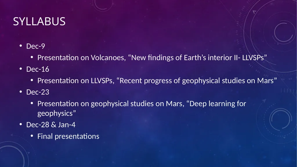 Recent Advances in Geophysics Xiaohua Xu & Kai - slide 11 of 27