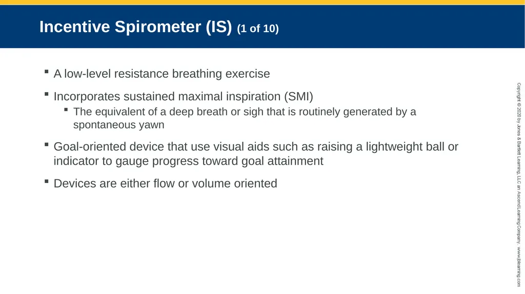 Hyperinflation Therapy CHAPTER 13 Objectives - slide 5 of 68