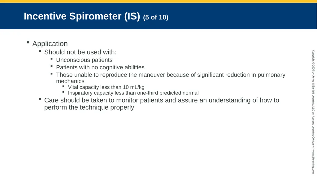 Hyperinflation Therapy CHAPTER 13 Objectives - slide 9 of 68