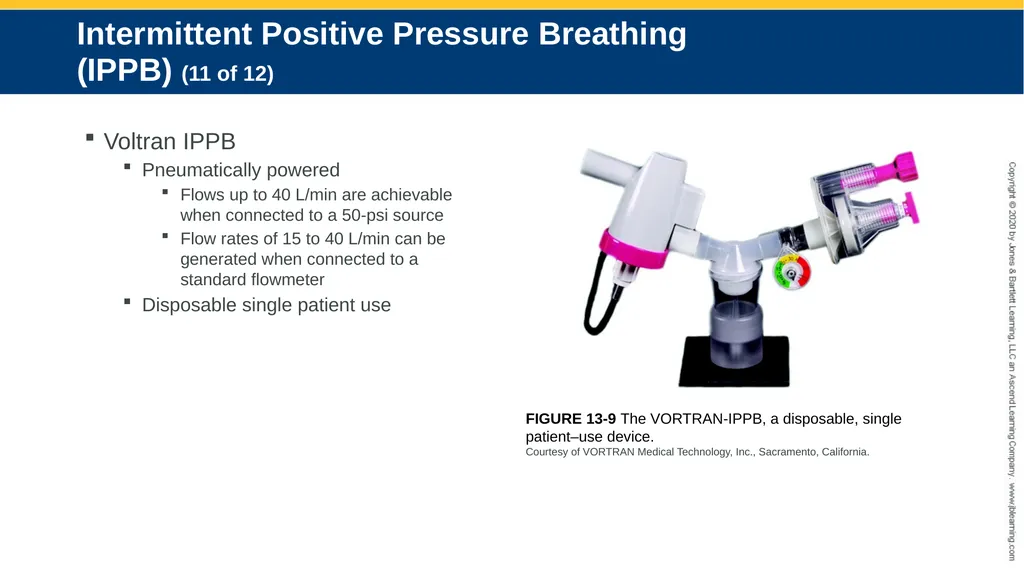 Hyperinflation Therapy CHAPTER 13 Objectives - slide 25 of 68
