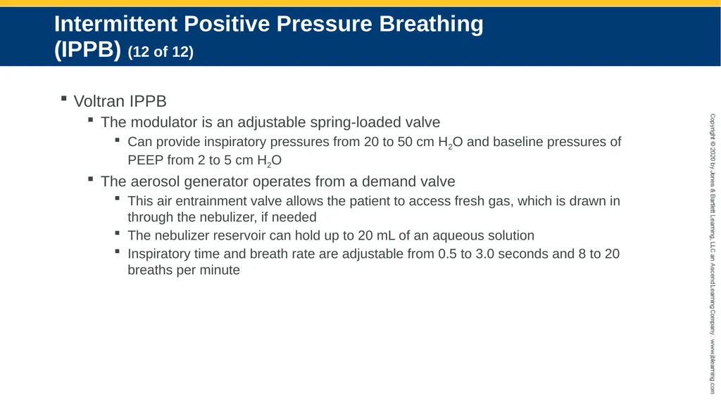Hyperinflation Therapy CHAPTER 13 Objectives - slide 26 of 68