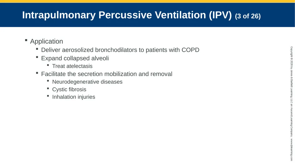 Hyperinflation Therapy CHAPTER 13 Objectives - slide 33 of 68