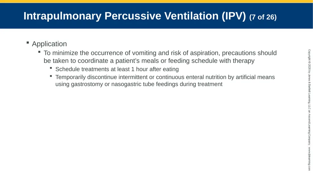 Hyperinflation Therapy CHAPTER 13 Objectives - slide 37 of 68
