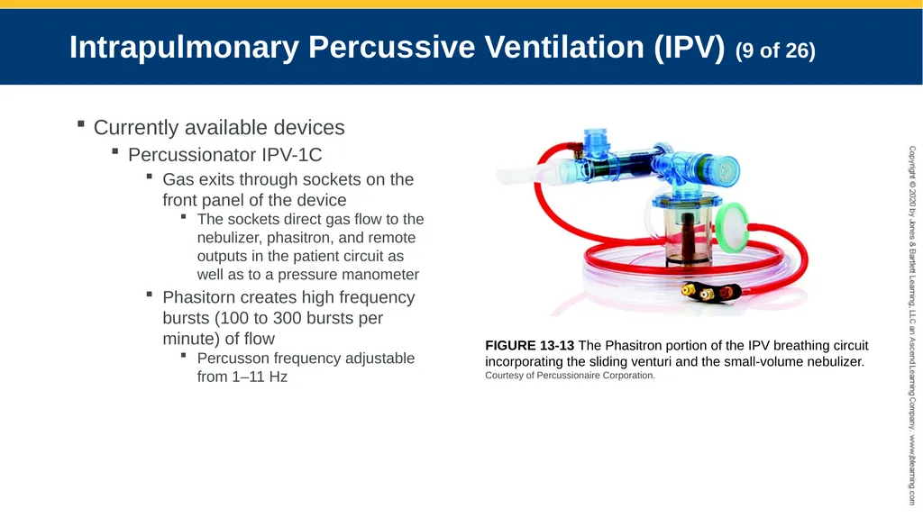 Hyperinflation Therapy CHAPTER 13 Objectives - slide 39 of 68
